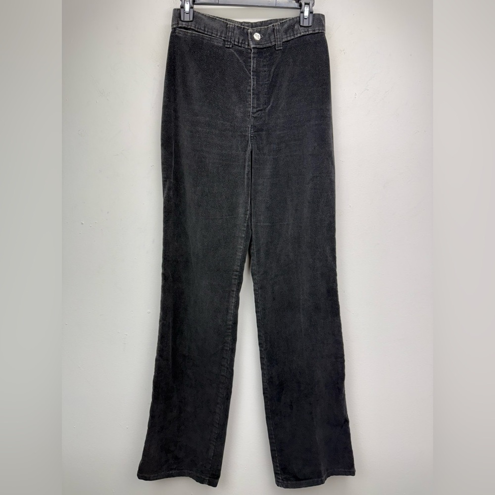 Vintage Chic size 11/12 Gray Corduroy High Rise Straight Leg Pants